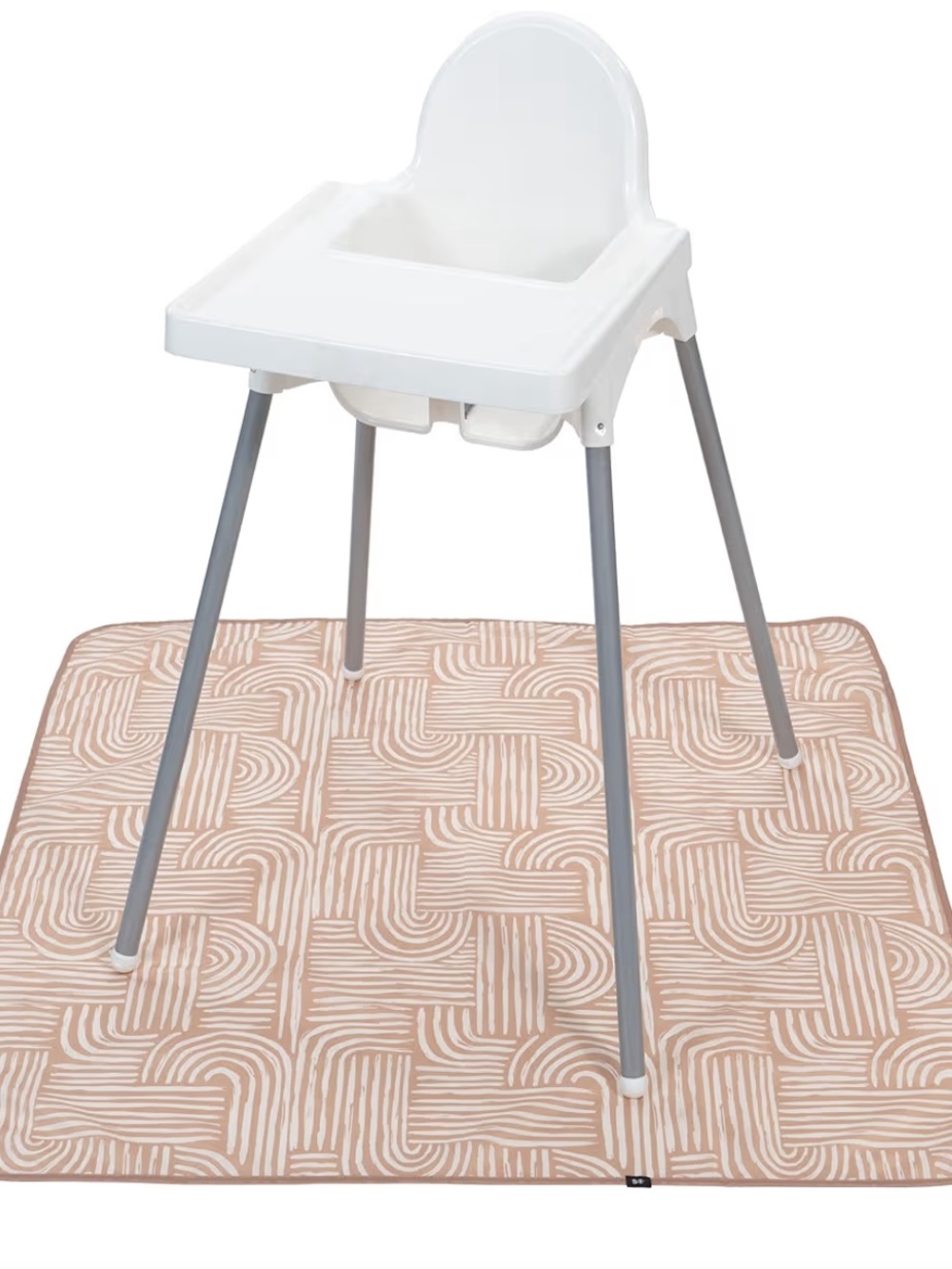 Baby Splat Mat for Under High Chair, Water Resistant Floor Mat